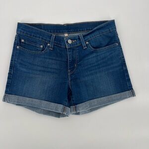 Levi’s Classic Blue Jean Shorts for Women Size 27